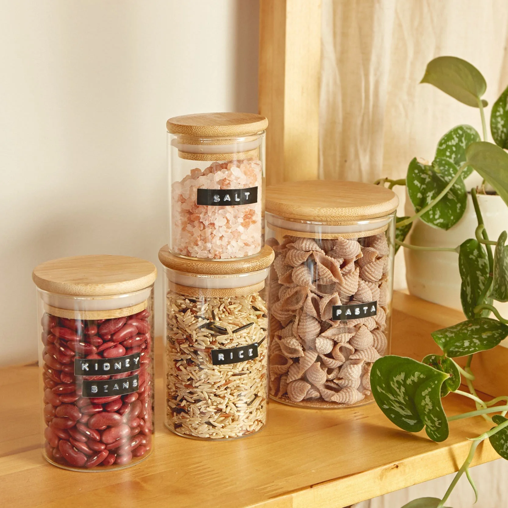 Bamboo Jar 100ml with Lid