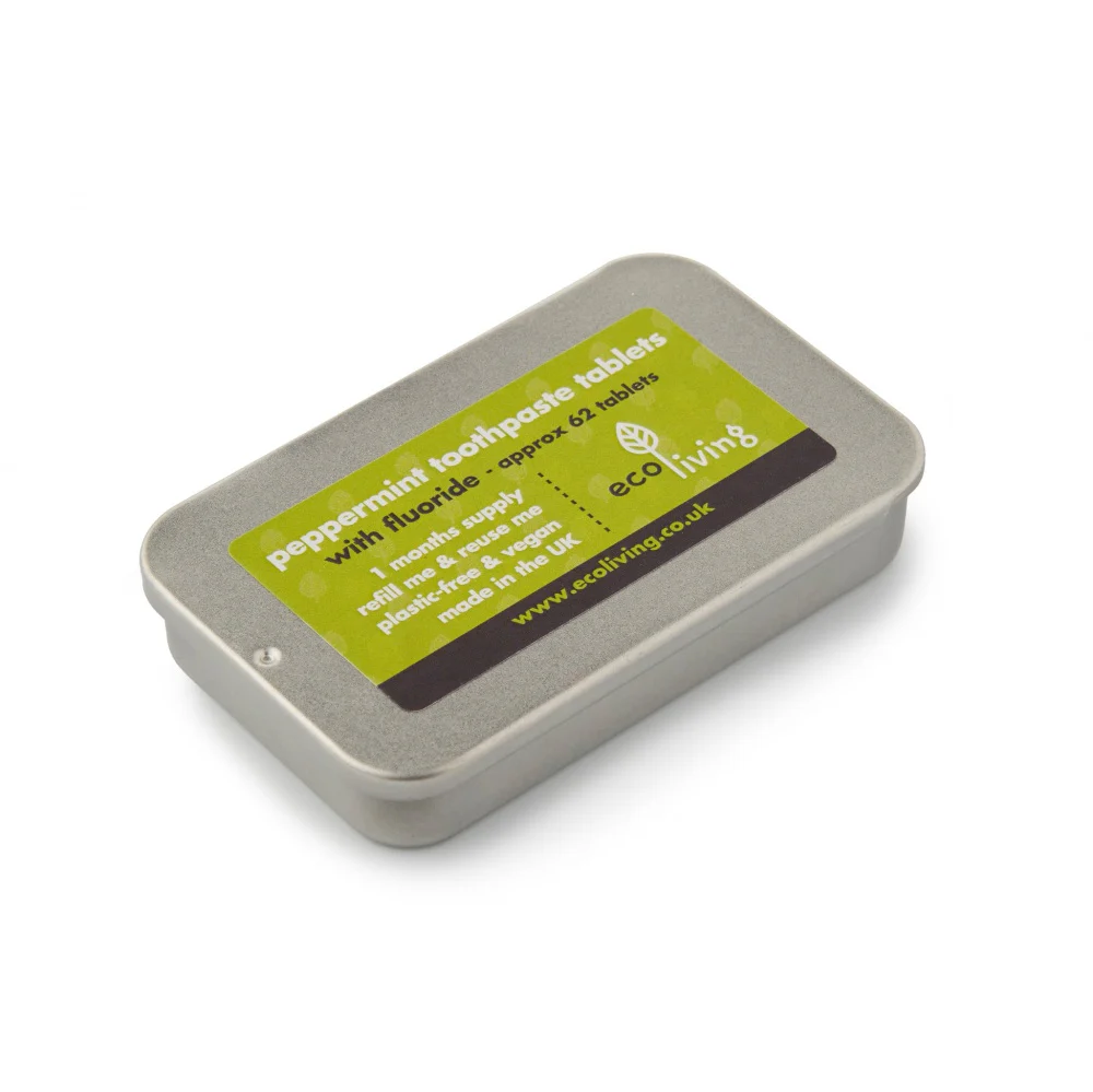 Toothpaste Tablets 62 per Tin Ecoliving